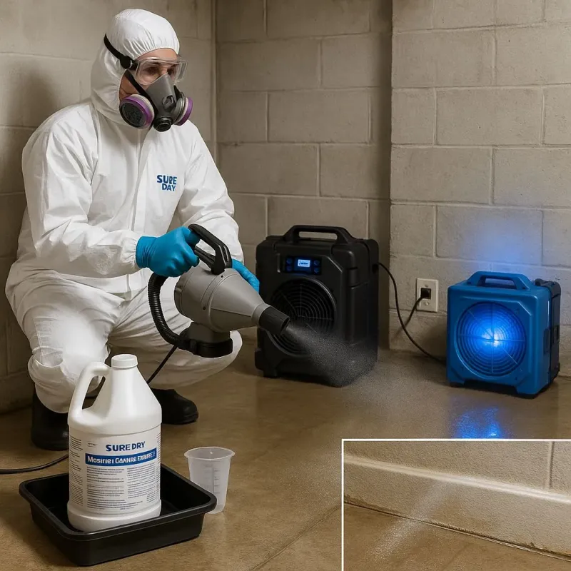 Sanitization and Odor Removal process in El Cenizo, TX