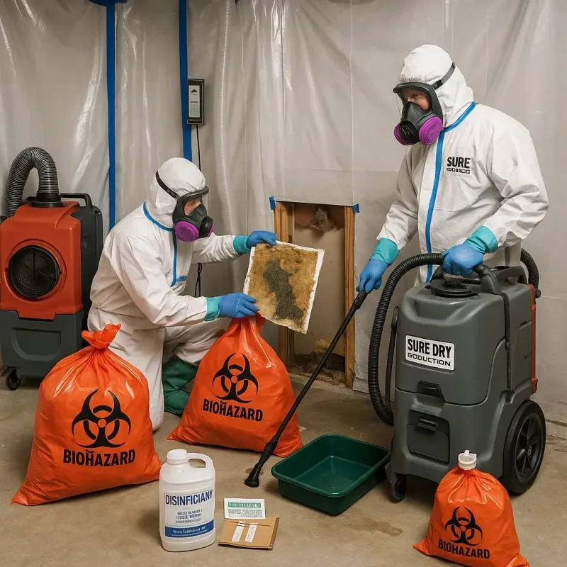 Contaminated Water Handling Protocols process in El Cenizo, TX